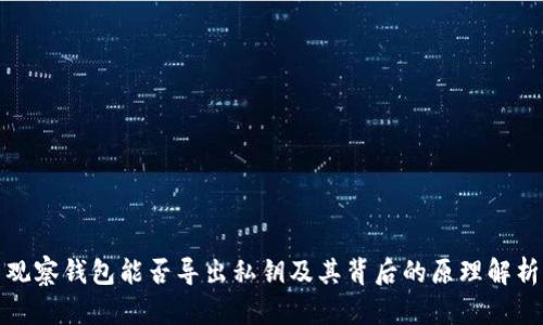 观察钱包能否导出私钥及其背后的原理解析
